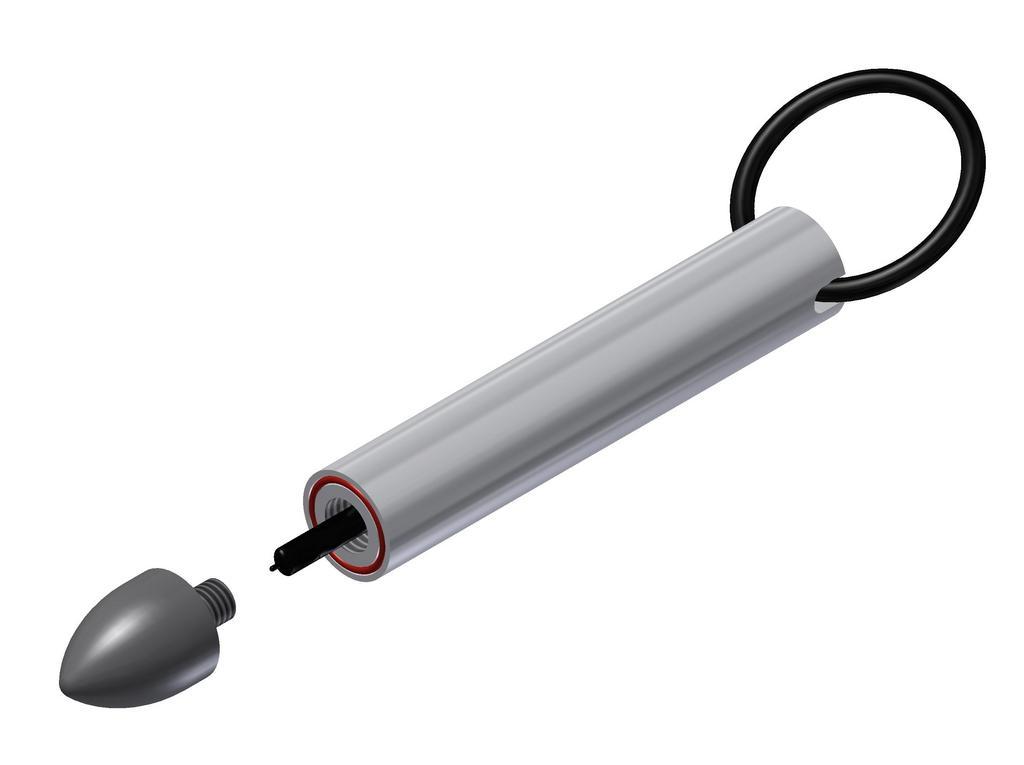 Design of waterproof stylus enclosure in CAD software